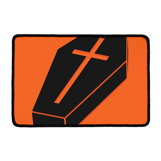 Halloween Vampire Coffin Print Kitchen Mat