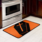 Halloween Vampire Coffin Print Kitchen Mat
