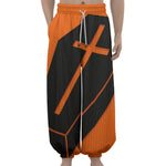 Halloween Vampire Coffin Print Lantern Pants