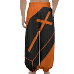 Halloween Vampire Coffin Print Lantern Pants