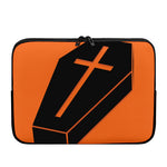 Halloween Vampire Coffin Print Laptop Sleeve