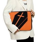 Halloween Vampire Coffin Print Laptop Sleeve