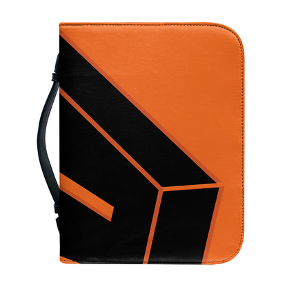 Halloween Vampire Coffin Print Leather Bible Cover
