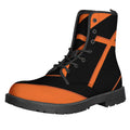 Halloween Vampire Coffin Print Lace-Up Boots
