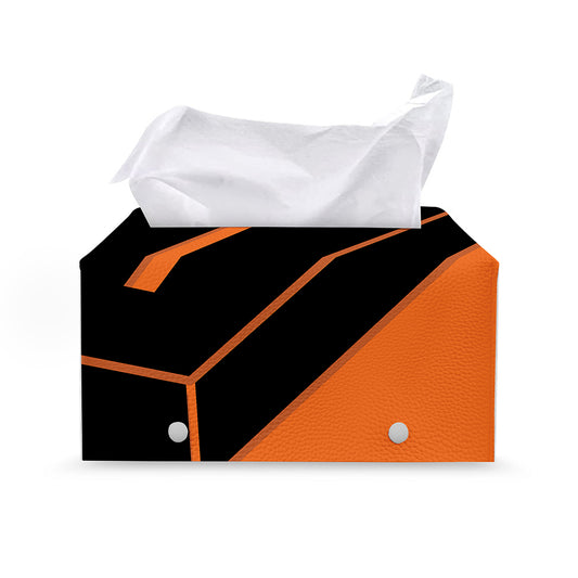 Halloween Vampire Coffin Print Leather Tissue Box Cover