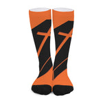 Halloween Vampire Coffin Print Long Socks