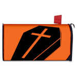 Halloween Vampire Coffin Print Mailbox Cover