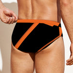 Halloween Vampire Coffin Print Men's Swim Briefs