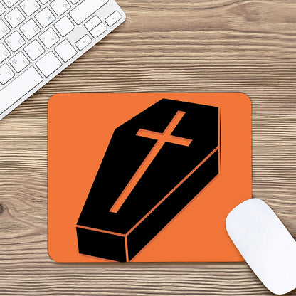 Halloween Vampire Coffin Print Mouse Pad
