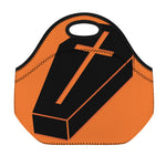 Halloween Vampire Coffin Print Neoprene Lunch Bag