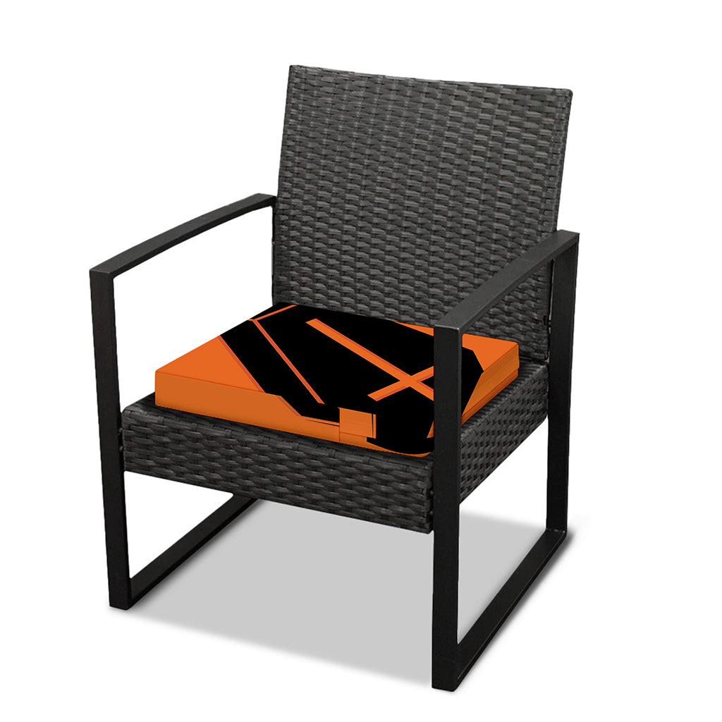 Halloween Vampire Coffin Print Outdoor Seat Cushion Cover