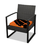 Halloween Vampire Coffin Print Outdoor Seat Cushion Cover