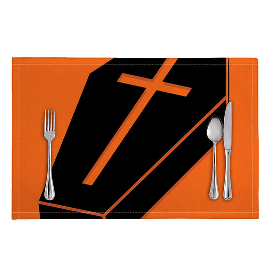Halloween Vampire Coffin Print Placemat