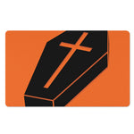 Halloween Vampire Coffin Print Polyester Doormat