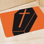 Halloween Vampire Coffin Print Polyester Doormat