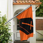 Halloween Vampire Coffin Print Polyester Flag