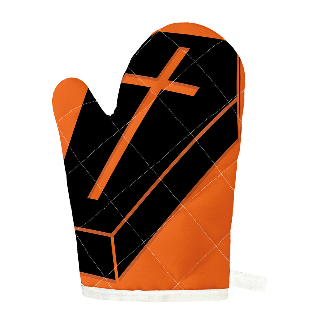 Halloween Vampire Coffin Print Single Oven Mitt