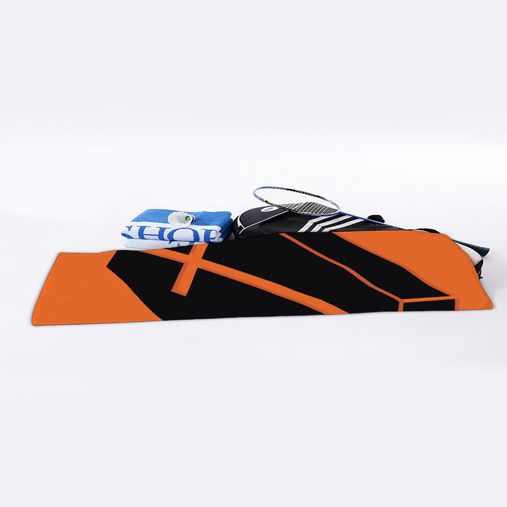 Halloween Vampire Coffin Print Sports Towel
