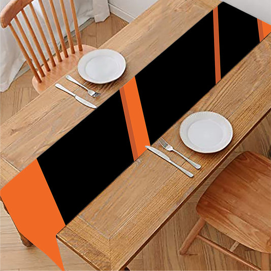 Halloween Vampire Coffin Print Table Runner