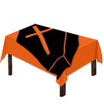 Halloween Vampire Coffin Print Tablecloth