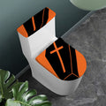 Halloween Vampire Coffin Print Toilet Lid And Tank Cover Set