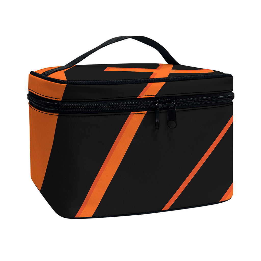 Halloween Vampire Coffin Print Travel Makeup Bag