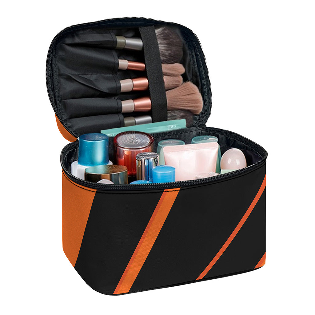 Halloween Vampire Coffin Print Travel Makeup Bag