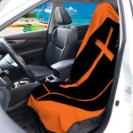 Halloween Vampire Coffin Print Waterproof Car Seat Cover