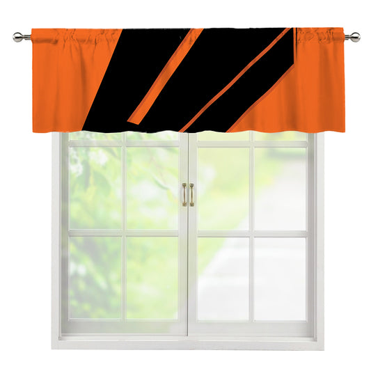 Halloween Vampire Coffin Print Window Valance