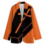 Halloween Vampire Coffin Print Women's Blazer