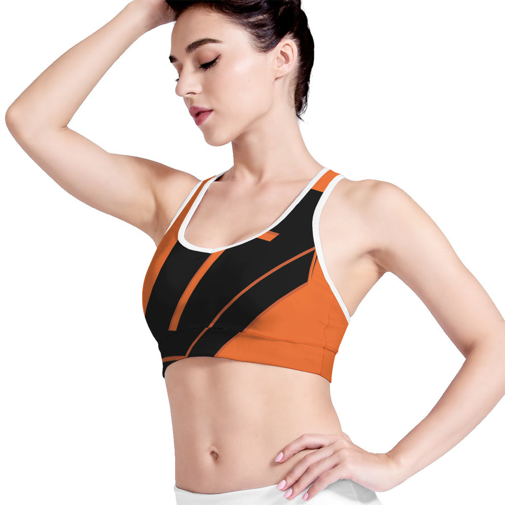 Halloween Vampire Coffin Print Women's Sports Bra