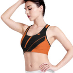 Halloween Vampire Coffin Print Women's Sports Bra