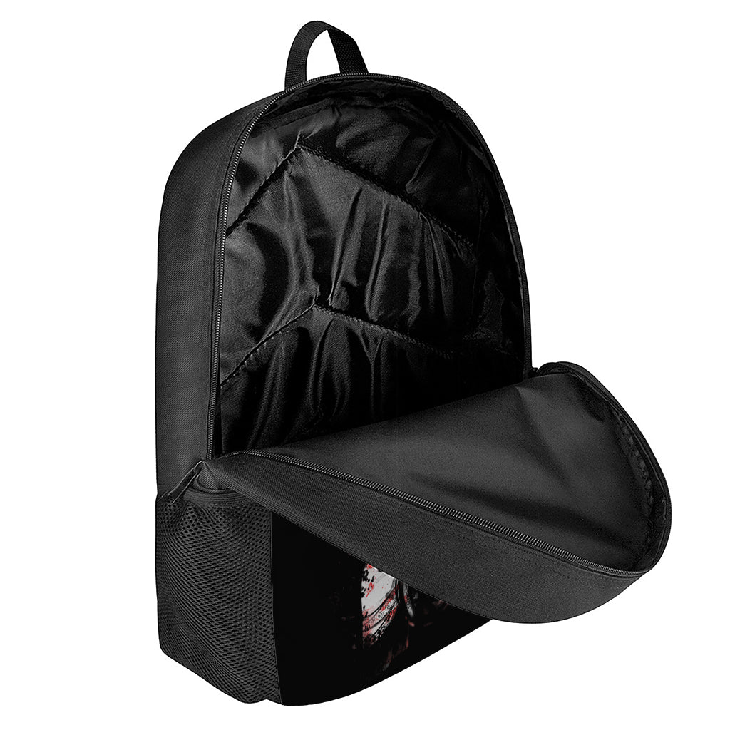Halloween Vampire Girl Print 17 Inch Backpack