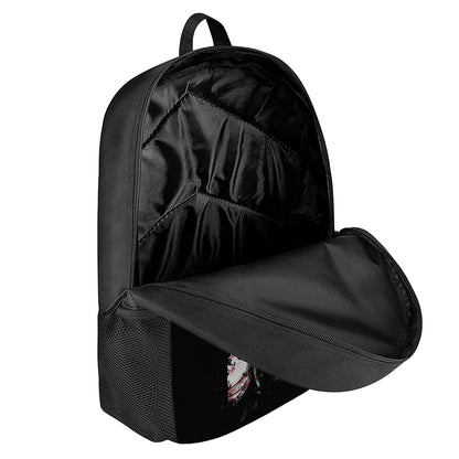 Halloween Vampire Girl Print 17 Inch Backpack
