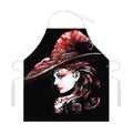 Halloween Vampire Girl Print Adjustable Apron