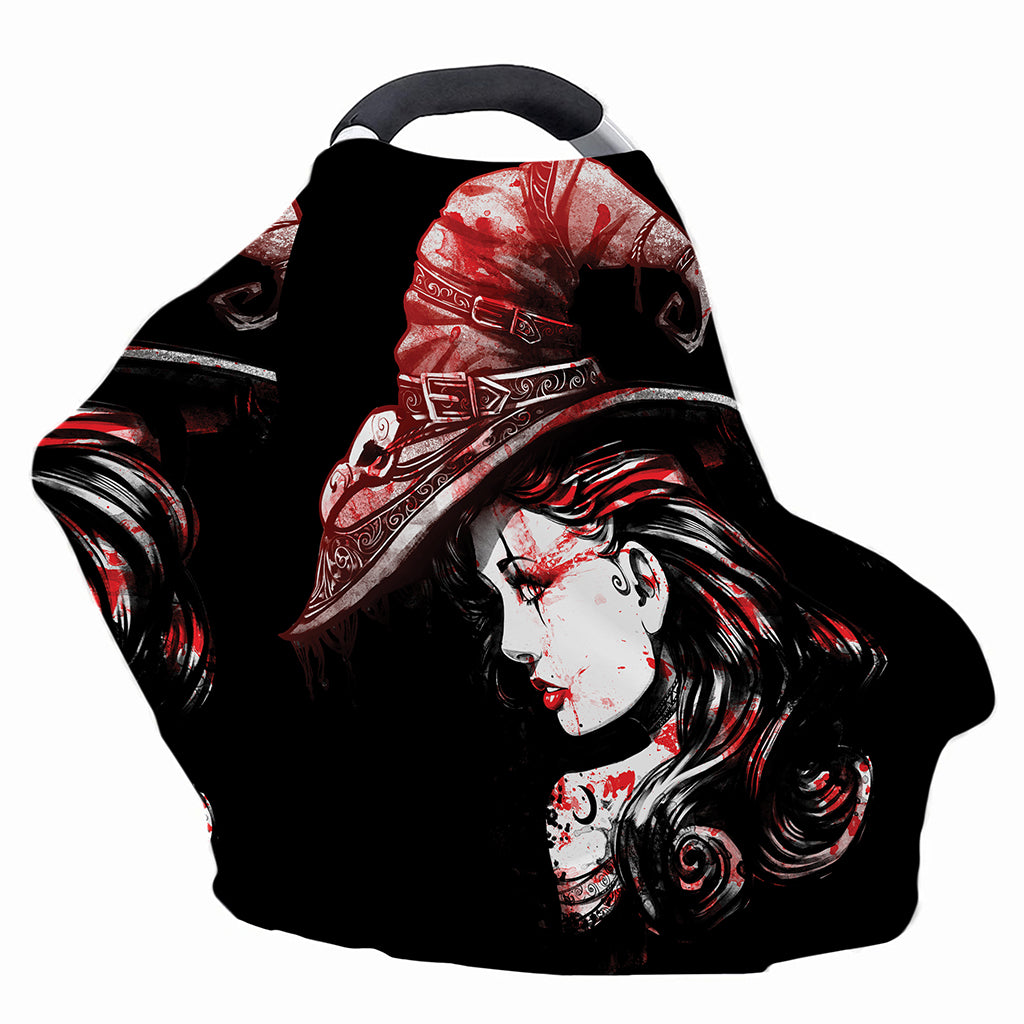 Halloween Vampire Girl Print Baby Seat Cover