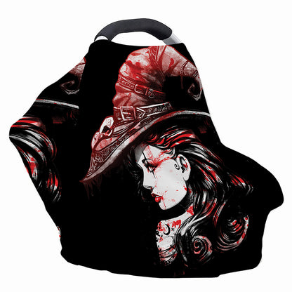 Halloween Vampire Girl Print Baby Seat Cover