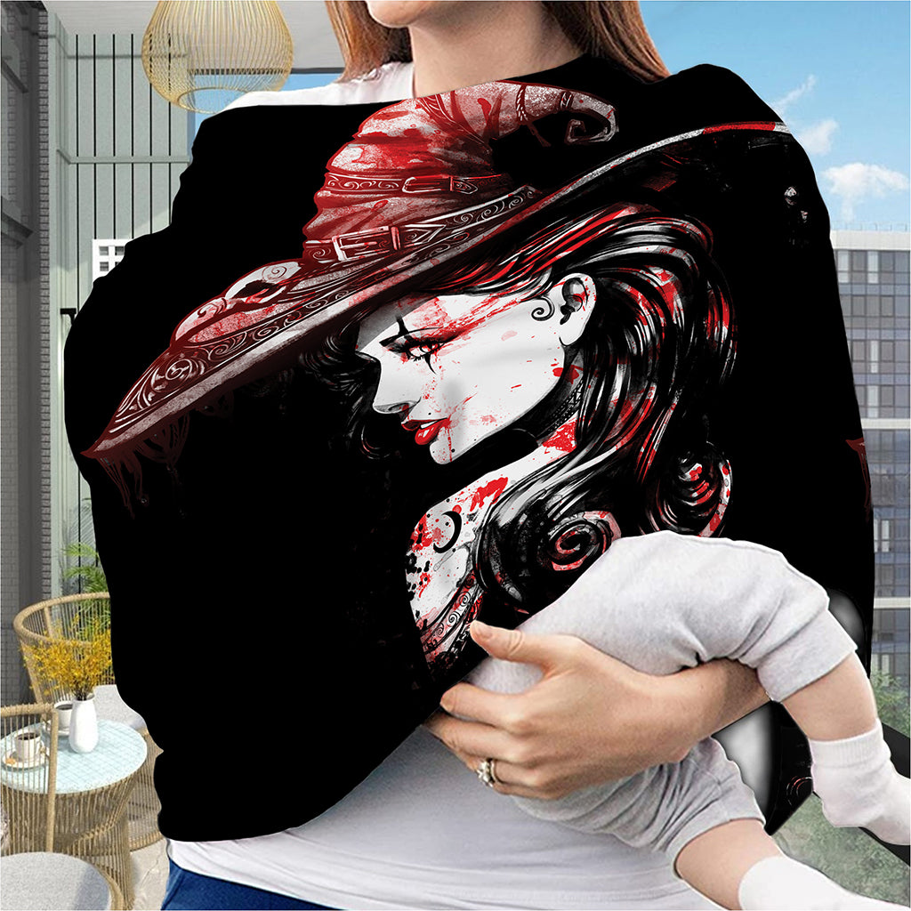 Halloween Vampire Girl Print Baby Seat Cover
