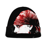 Halloween Vampire Girl Print Beanie