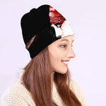 Halloween Vampire Girl Print Beanie