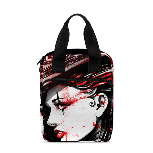 Halloween Vampire Girl Print Bible Tote Bag