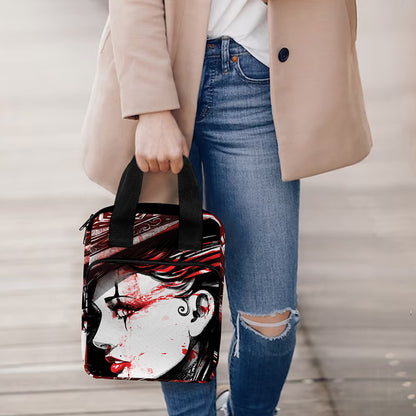 Halloween Vampire Girl Print Bible Tote Bag