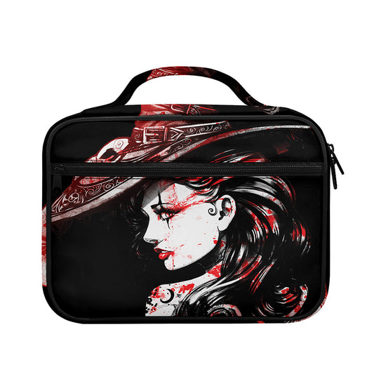 Halloween Vampire Girl Print Briefcase Bible Bag