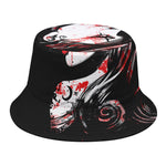 Halloween Vampire Girl Print Bucket Hat