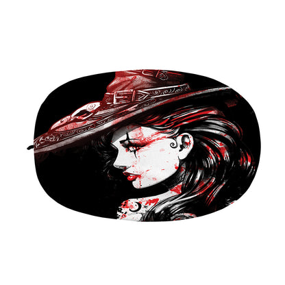 Halloween Vampire Girl Print Car Side Mirror Covers