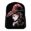 Halloween Vampire Girl Print Casual Backpack