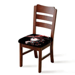 Halloween Vampire Girl Print Chair Cushion Cover