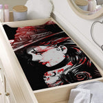 Halloween Vampire Girl Print Changing Pad Cover