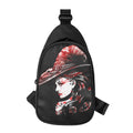 Halloween Vampire Girl Print Sling Bag