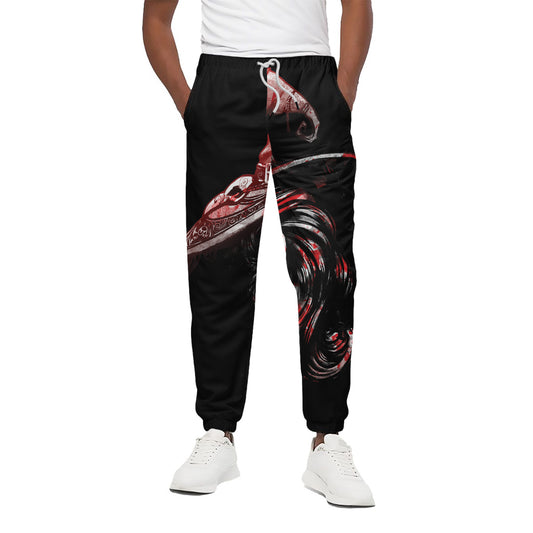 Halloween Vampire Girl Print Cotton Pants